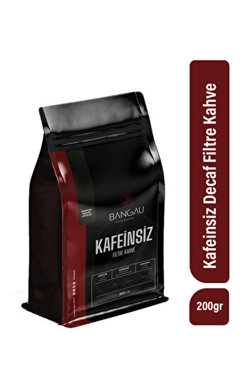 BANGAU Kafeinsiz Decaf Filtre Kahve (200GR) %100 Arabica