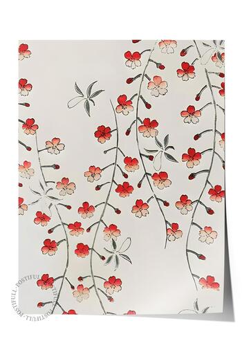 Postifull Unframed Poster, Comfort Series, Bijutsu Sekai - Cherry Blossom Poster, No:108700