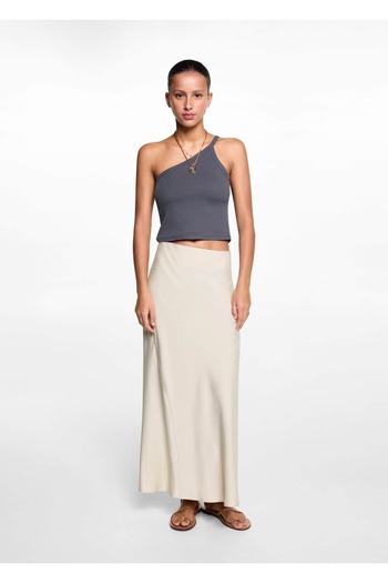Mango Teen Gold-Colored Skirt for Kids