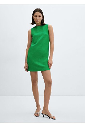 MANGO Woman Textured mini dress