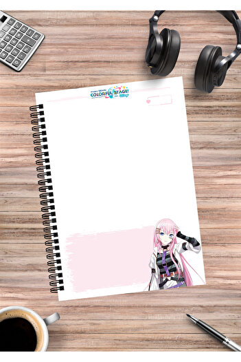 mertfigur Project Sekai - Megurine Luka Anime A5 Notebook with Spiral