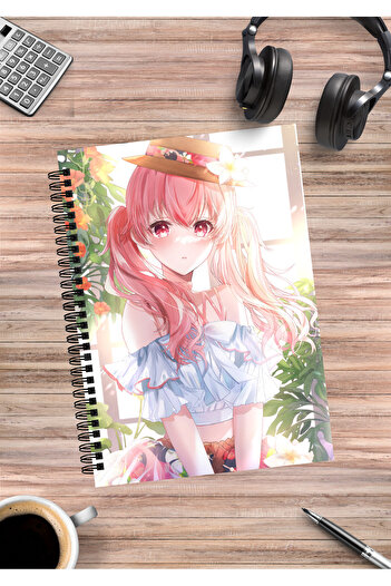 mertfigur Project Sekai Airi Momoi - Anime Spiral A5 Notebook