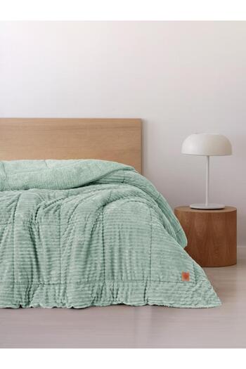 kapsulavm Wave Sage Double Quilt