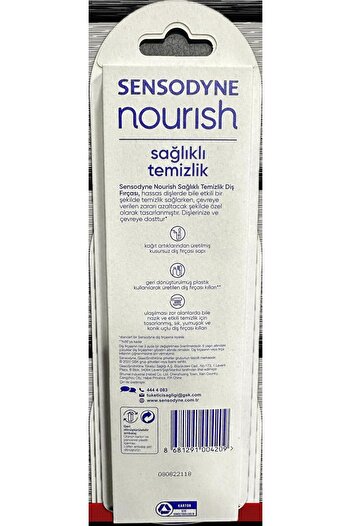 Simple Sensodyne Nourish - Soft 2-Pack Healthy Cleaning Toothbrush