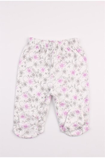 Mini Ropa Floral Elastic Waist Baby Booties Bottom Newborn Booties Trousers