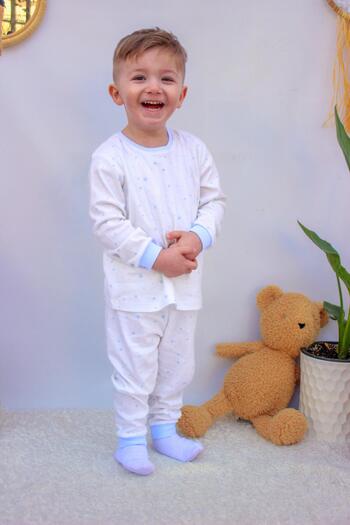 Mini Ropa Baby Boy Pajamas Set Starry Seasonal Children's Pajamas Set Summer Homewear