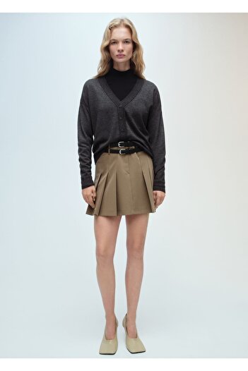 MANGO Woman V-neck knitwear cardigan