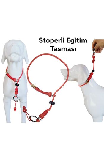 VSLT HANDMADE Dog Training Leash with Stopper,bogma Leash.training Dog Leash.choke Collar Dog
