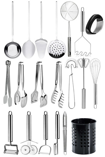 Mirilliahome Strainer and Kitchen Utensils - Practical and Durable Design