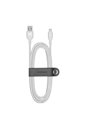 Momax Elite iPhone USB Cable Triple Braided 1.2m - Silver