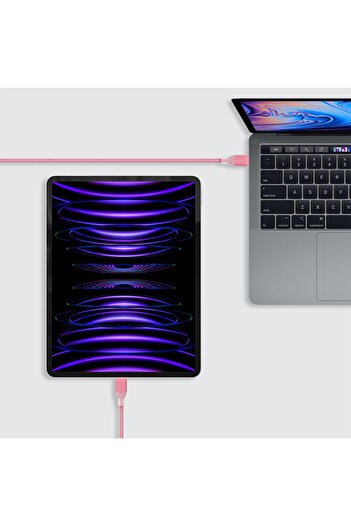 Momax 1-Link Flow CC X USB-C to USB-C Cable 1.2m 60W - Pink