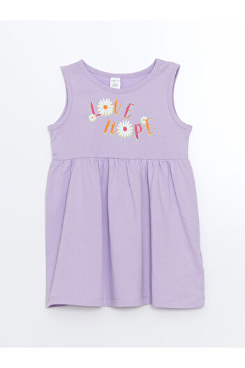LC Waikiki Crew Neck Floral Girl's Dress