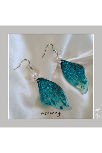by Merry Fairycore Fairy Earrings - Butterfly Wings Resin Earrings