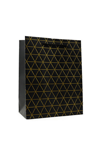 repro design 18x23x10 см Преміум якість Чорна картонна сумка 2 штуки