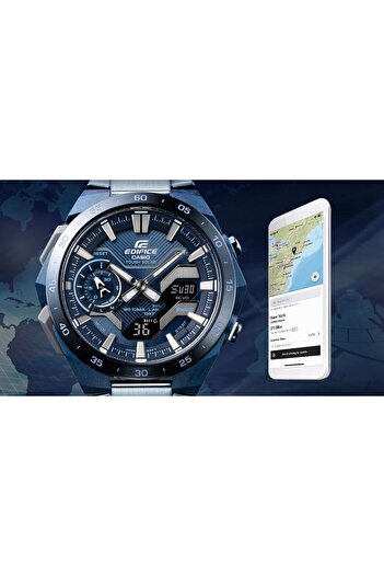 Casio Ecb-2200Cb-2Adf Wrist Watch