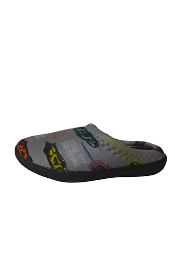 GEZER Papuci de casă pentru băiat cu figurină gri - gzrtr2030
