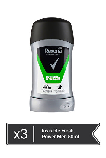 Rexona Invisible Fresh Power Men 50ml  x 3 pieces