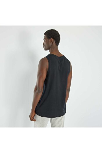 KIABI Plain sleeveless pyjama top Black