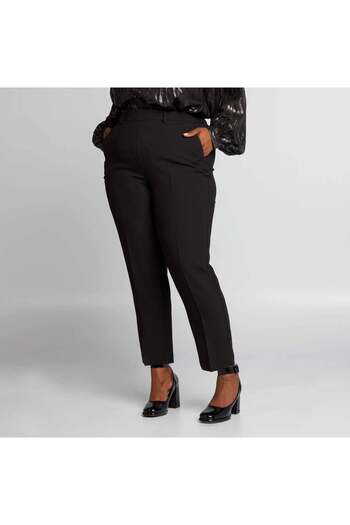KIABI Cigarette trousers black