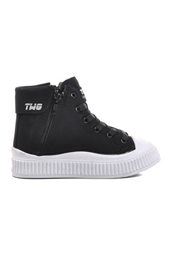 WALKWAY Orion-p Siyah-beyaz I?çi Polarlı Unisex Çocuk Bot
