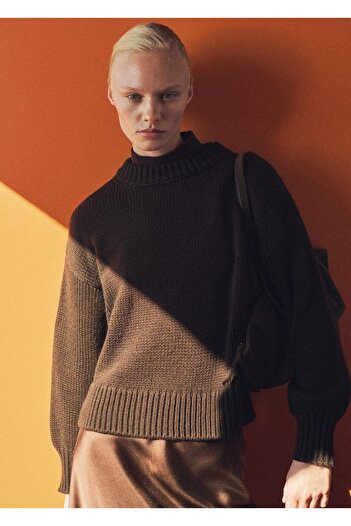 MANGO Woman Round neck knitwear sweater