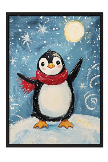 Postifull Black Framed Painting, Poster and Frame Set, New Year Comfort Series No:108767