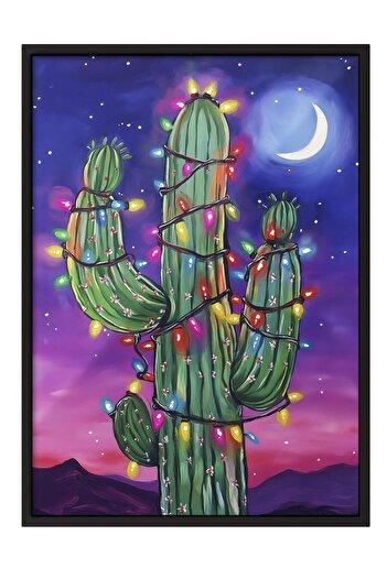 Postifull Black Framed Painting, Poster and Frame Set, New Year Comfort Series No:108765