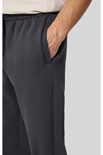 Champion Eco Future Elastic Cuff Pants Organik Pamuk Siyah Erkek Eşofman Altı-220424-ES503
