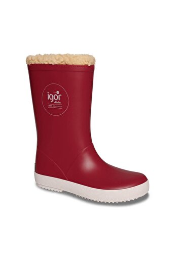 IGOR Splash Nautico Borreguito Kids Rain Boots - Red