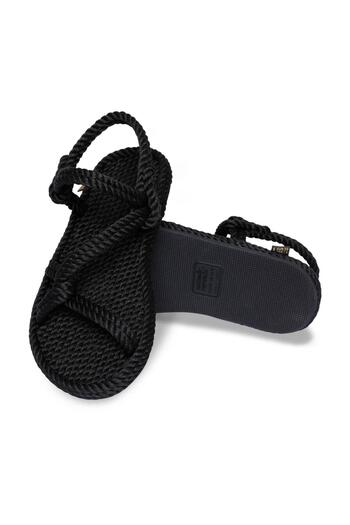Nomadic Republic Black Mykonos Rubber Sole Women's Sandals