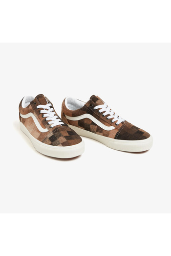 Vans Old Skool Checkerboard Unisex Brown Sneaker