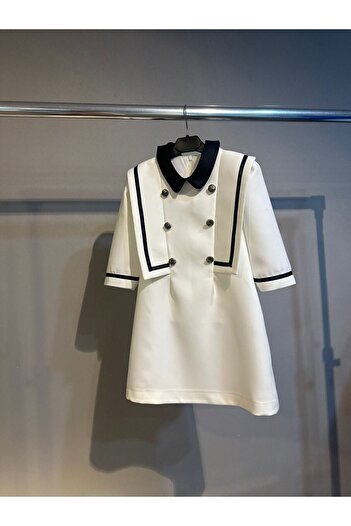 She Dress فستان نموذج بحار للفتيات