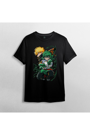 Pixxa Μπλουζάκι My Hero Academia Crew Neck 100% βαμβακερό - Μοντέλο 2