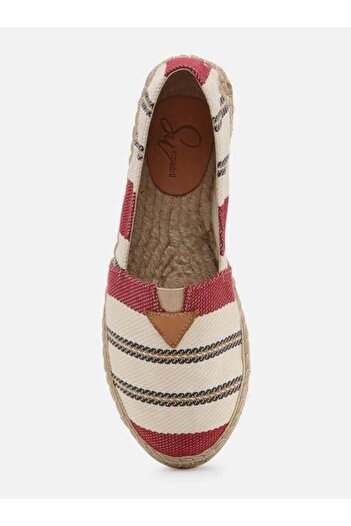 Su Espadril Alani Bordo Kadın Düz Espadril
