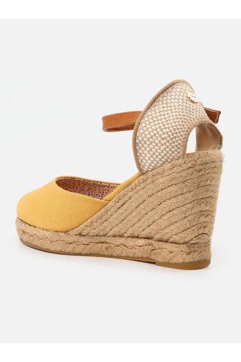 Su Espadril Kate Sarı Kadın Dolgu Topuklu Espadril