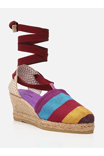 Su Espadril Melody Mor Kadın Dolgu Topuklu Espadril