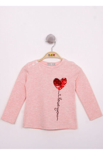 Toontoy Girl - Sequin Embroidered Chest T-shirt