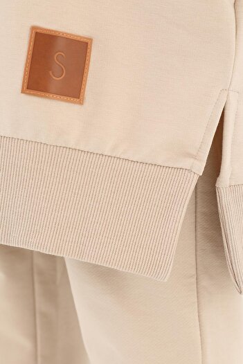 Soul Kadın Basic Tunic - 30645TUN - Koyu Bej