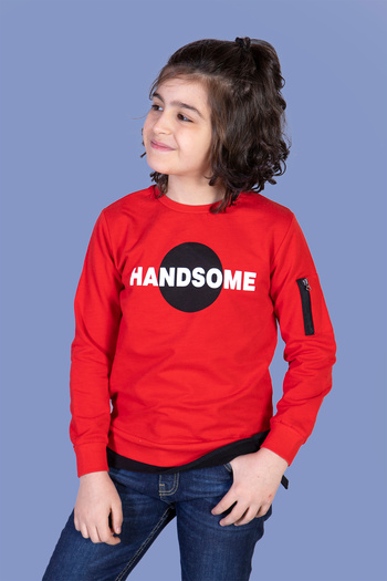 Toontoy Handsome Printed Boys' Sweatshirt