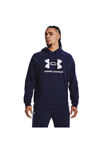 Under Armour Kapuce Under Armour Rival Fleece, Modrá, Pánské