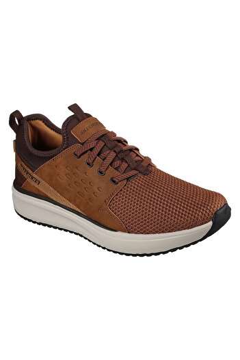 SKECHERS 210242-TAN Crowder Colton Ανδρικά αθλητικά παπούτσια σε καφέ αθλητικά παπούτσια
