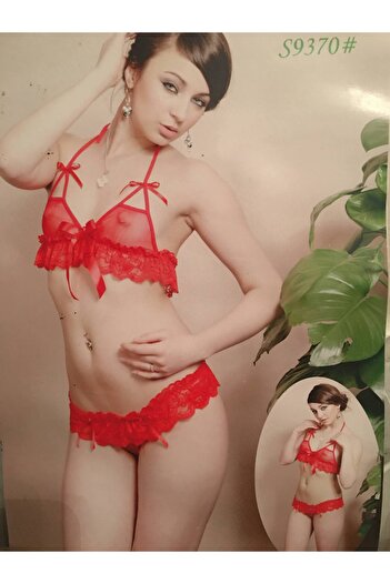 Nana & Mayka Moda Special Zone Low-Cut Fancy Tulle Suit Red New Year Smlxl Standard
