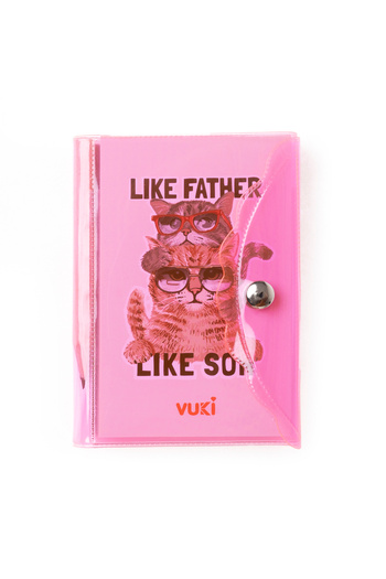 VUKİ Mini 3 Compartment Notebook with Pen