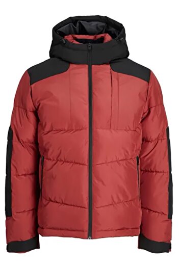 Jack & Jones Jack Jones Jcootis Puffer Sn Men's Casual Coat 12239001 -Rosewood Red