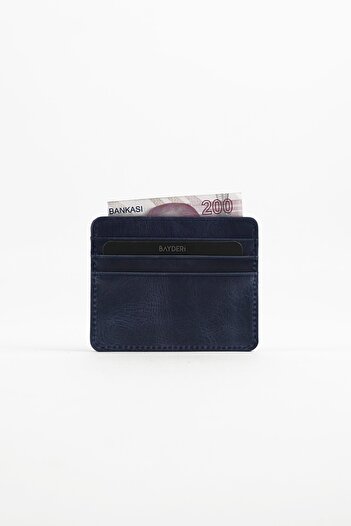 BAYDERİ Bayderi Catsby Genuine Leather Card Holder