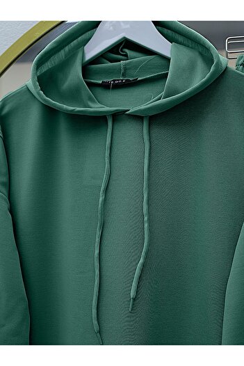 Modamorfo Hooded Crest Detailed Combed Cotton Set