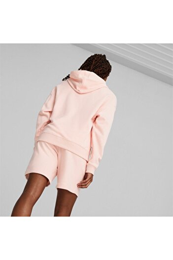 Puma Φόρμα Puma Loungewear Κοντό κοστούμι, Ροζ, Γυναικείο