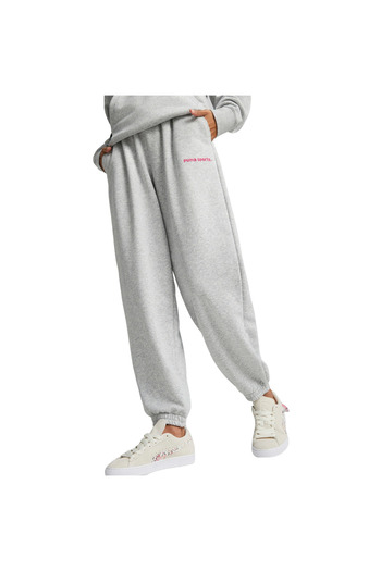 Puma Šedé tepláky a kalhoty Puma Suit – ženy