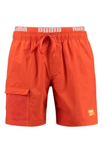 Puma Shorts Puma Swim Men Utility Mid Shorts 1p Chil, Orange, Men