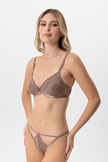 Pierre Cardin 4892 Lucca Lace Without Underwire Σετ σουτιέν με άδειο κύπελλο